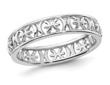 Sterling Silver Pisces Zodiac Astrology Ring Band